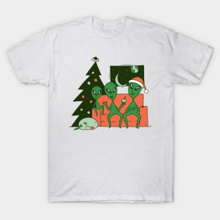 Alien Christmas T-Shirt